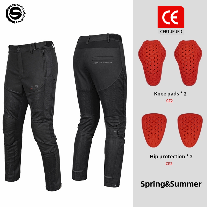 Cycling Gear Black - Star Field Knight-Calças masculinas para montar