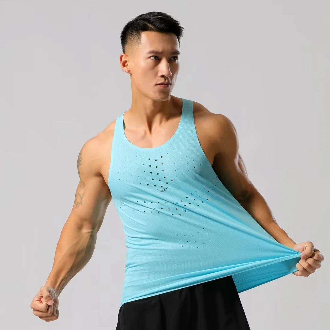Cycling Gear Clothing - Camisetas Leves para Corrida Masculina, Tops