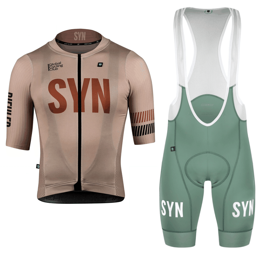 Cycling Gear Clothing - SYN-Shorts masculinos de ciclismo de manga