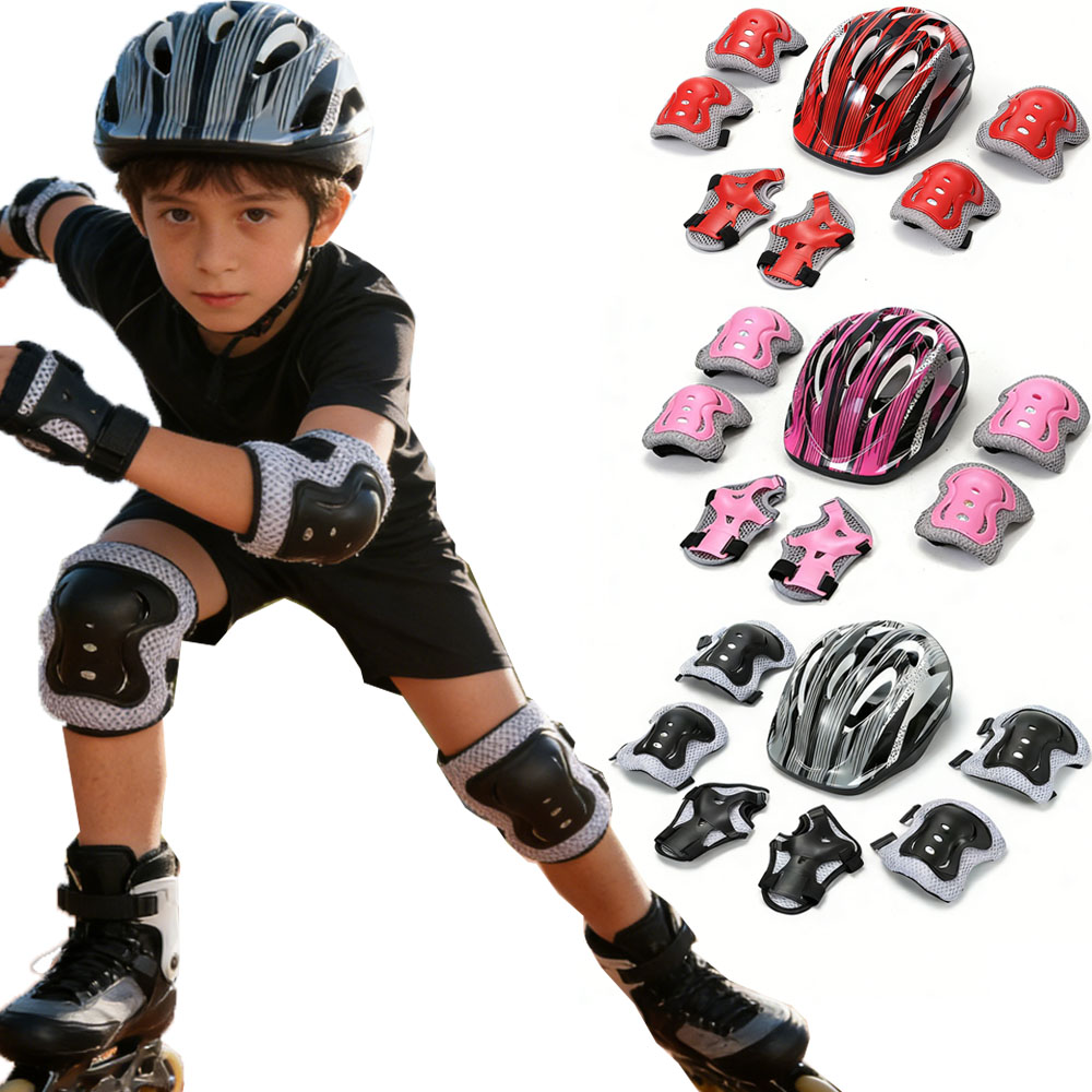 Cycling Safety Gear For Kids - Conjunto de equipamentos de proteção para