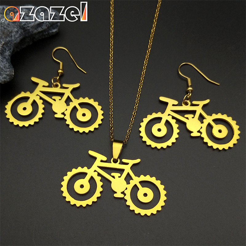 Conjunto de joias com pingente - Cycling Gear Gifts avaliação e preço