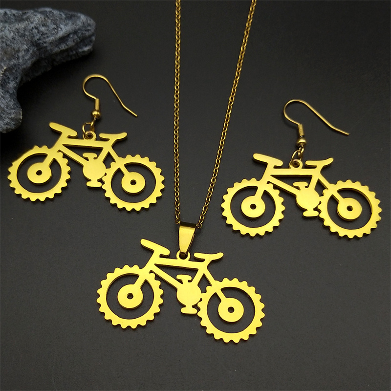 Conjunto de joias com pingente - Cycling Gear Gifts avaliação e preço