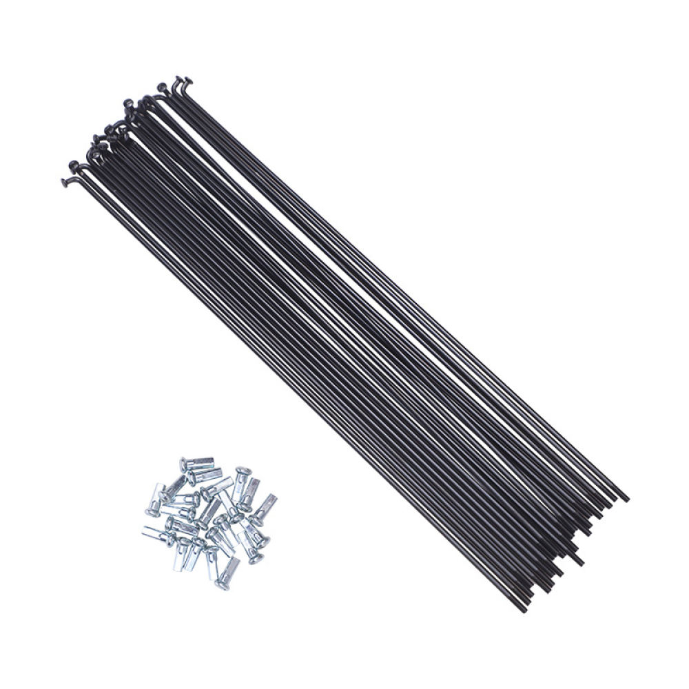 Raios de Bicicleta de Aço 12G, - Cycling Gear Black avaliação e preço