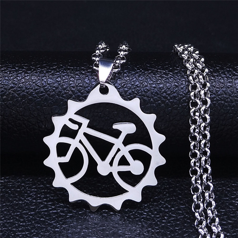 Colar de Aço Inoxidável com Pi - Cycling Gear Gifts avaliação e preço