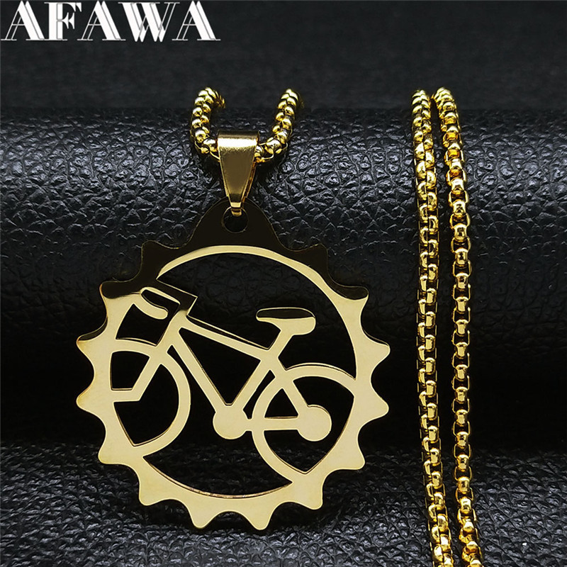 Colar de Aço Inoxidável com Pi - Cycling Gear Gifts avaliação e preço