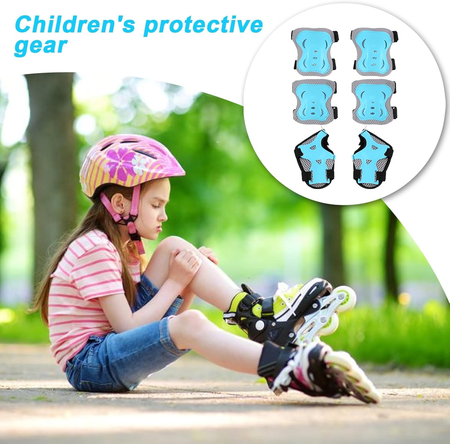 Joelheiras infantis cotoveleir - Cycling Safety Gear For Kids avaliação e preço