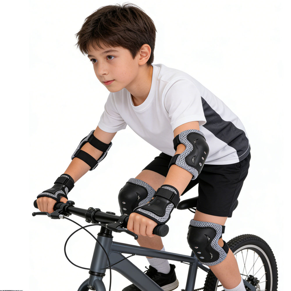 Joelheiras infantis cotoveleir - Cycling Safety Gear For Kids avaliação e preço